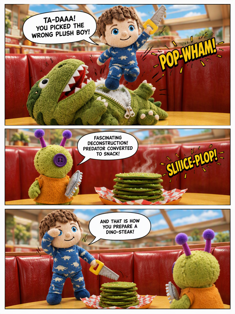 Ollie and the T-Rex Feast (page 3 of 4)