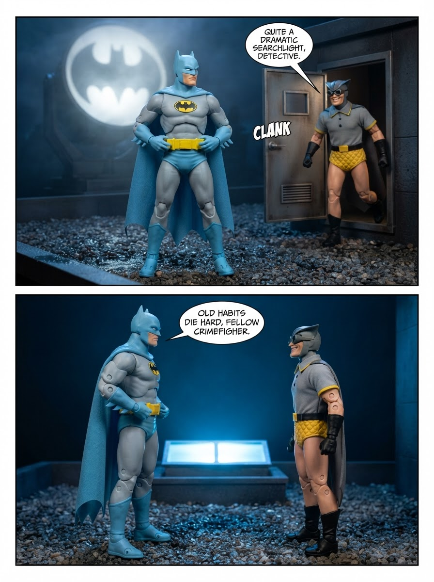Batman vs Nite Owl -Ultimate Detective Showdown 💬Comic Story ;part1 (page 2 of 4)