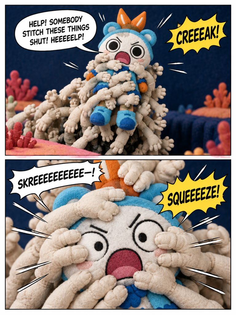 The Grumpy Shrimp and the Thousand Arms (page 3 of 4)