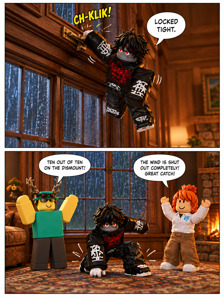 A Sudden Cozy Downpour (page 3 of 4)
