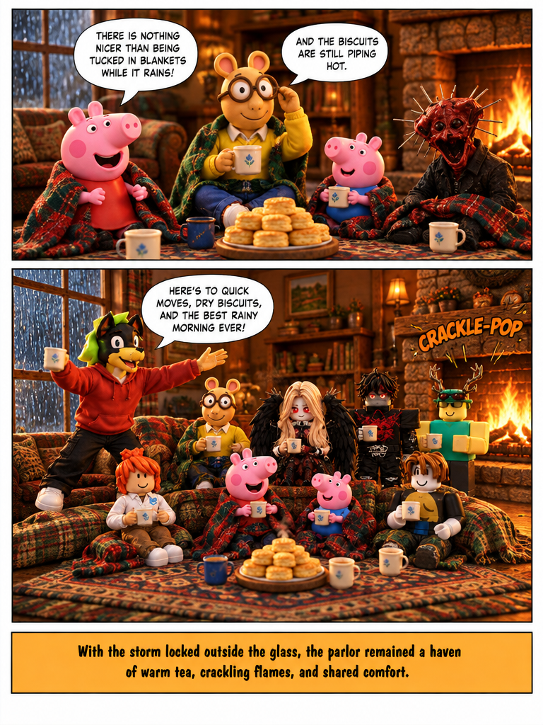 A Sudden Cozy Downpour (page 4 of 4)