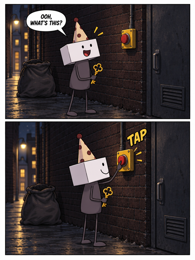 The Alley Escape and the Red Button (page 2 of 4)