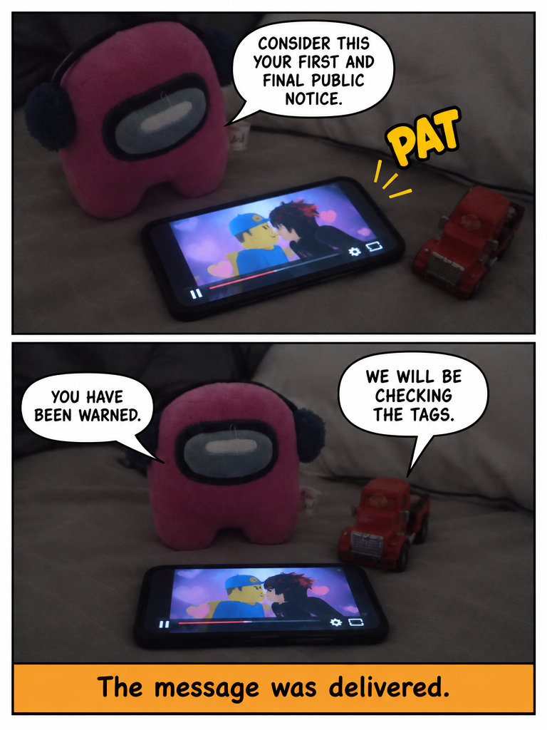 PSA from the Plush (page 4 of 4)
