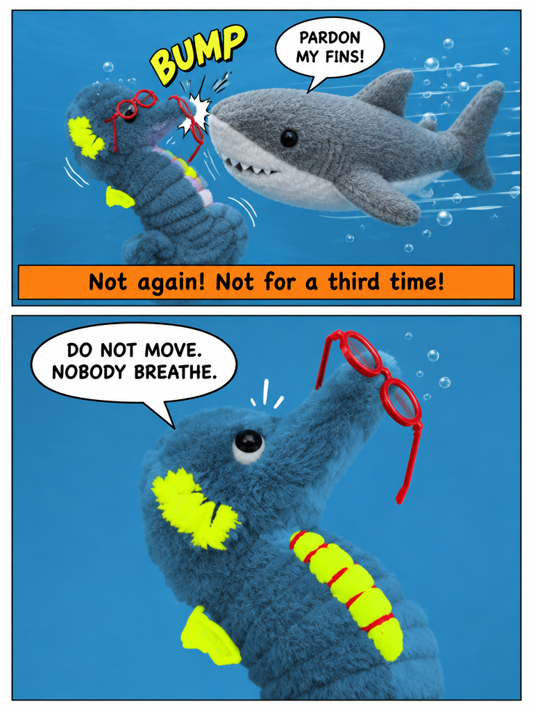 Bertrand the Oversized Seahorse Again (page 2 of 4)