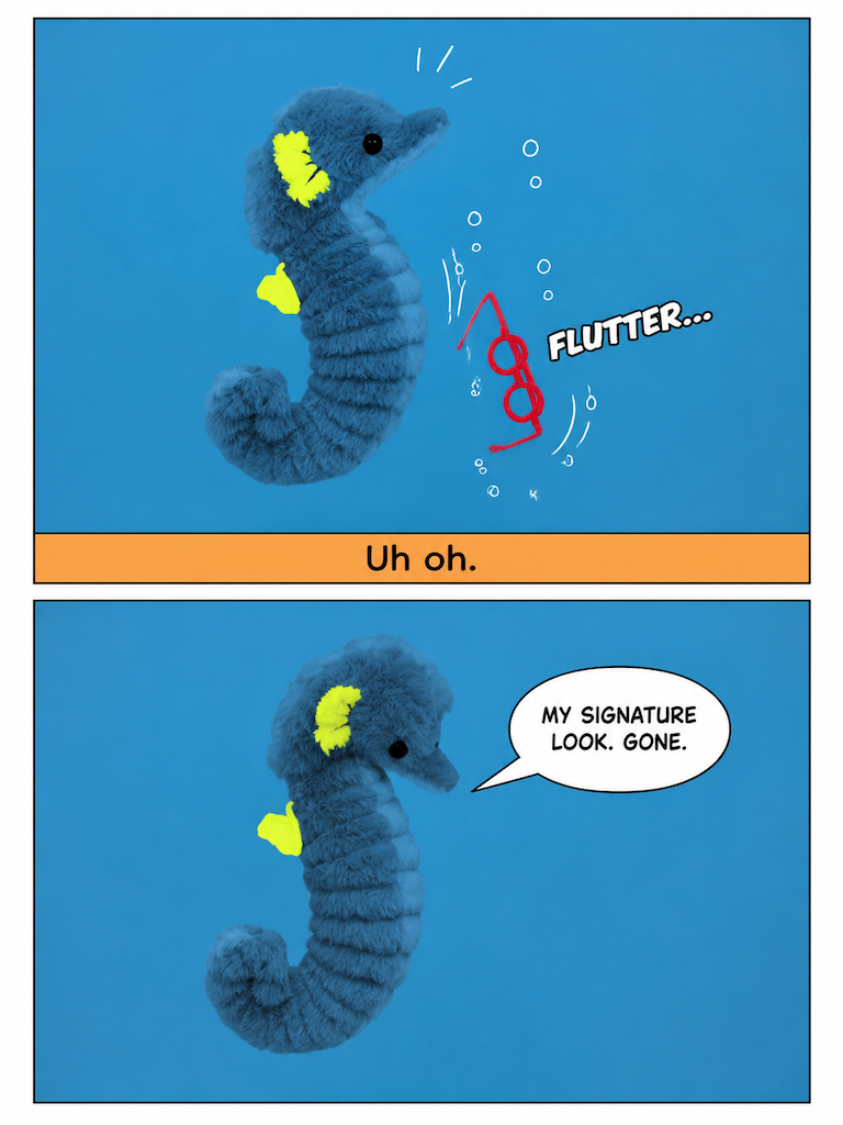 Bertrand the Oversized Seahorse Again (page 3 of 4)