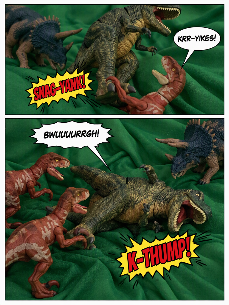 t-Rex vs a raptor pack (page 3 of 4)