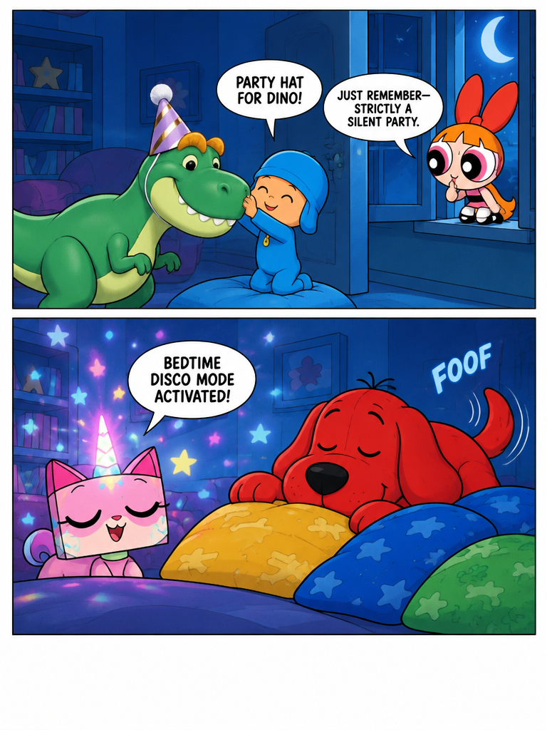 The Midnight Allosaurus Pajama Party (page 2 of 4)