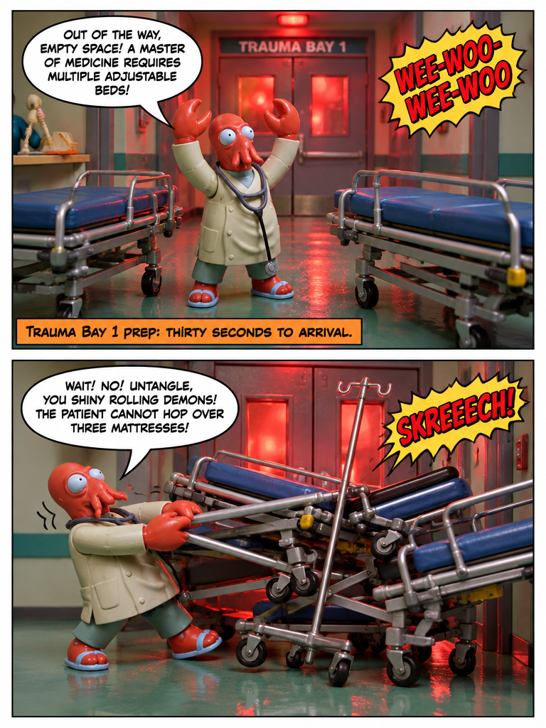 Code Yellow in the Emergency Bay (page 2 of 4)