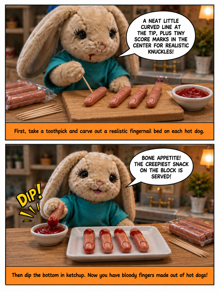 Bunny's Spooky Hot Dog Fingers (page 4 of 4)