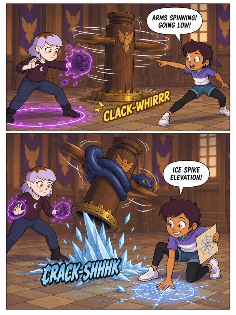 Double Practice at the Owl House (page 2 of 4)