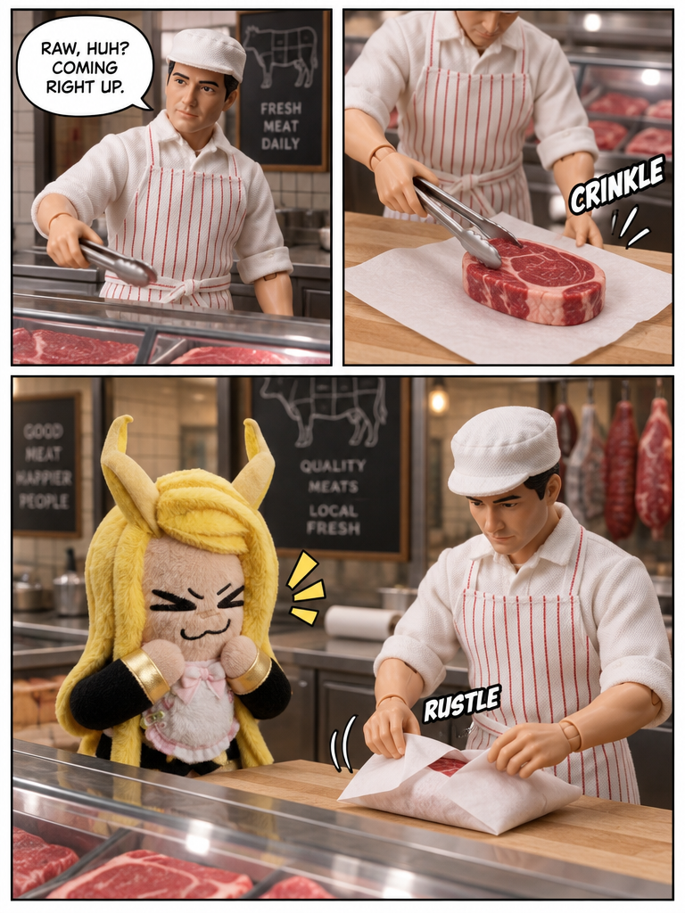 A Plead at the Butcher Counter (page 3 of 4)