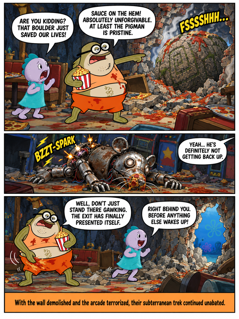 Escape from the Pizza Rat Cavern (page 4 of 4)