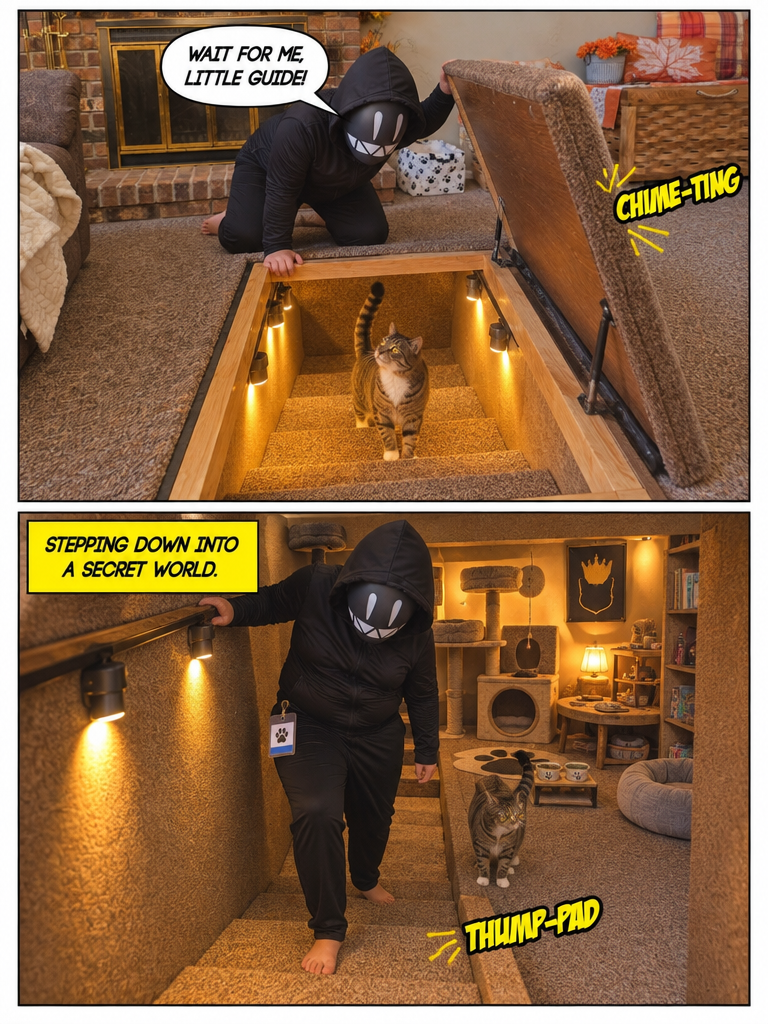 The Secret Cat Base Below (page 2 of 4)