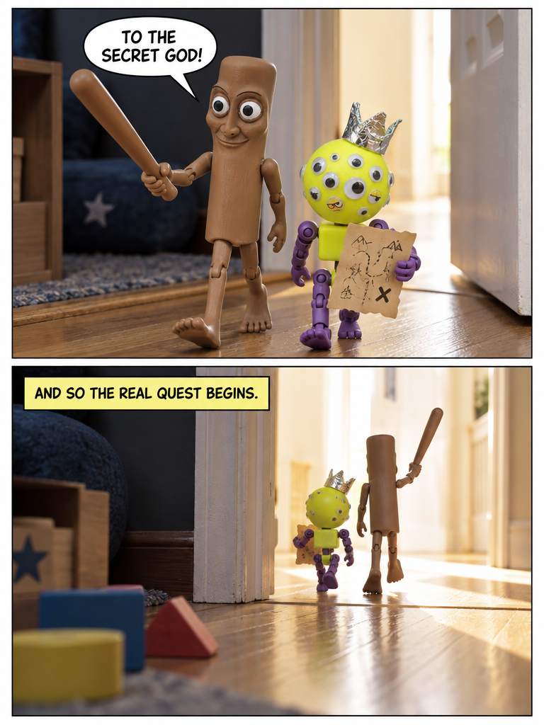 Comic Go Ep 1: Quest for the Brainrot Idol (page 4 of 4)