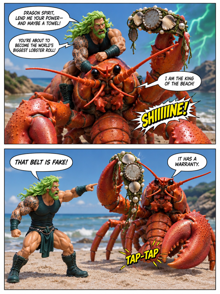 NightAce vs. the Monster Lobster — The Beach Battle! (page 6 of 8)