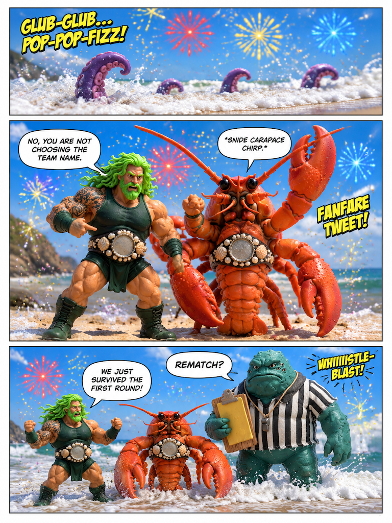 NightAce vs. the Monster Lobster — The Beach Battle! (page 8 of 8)