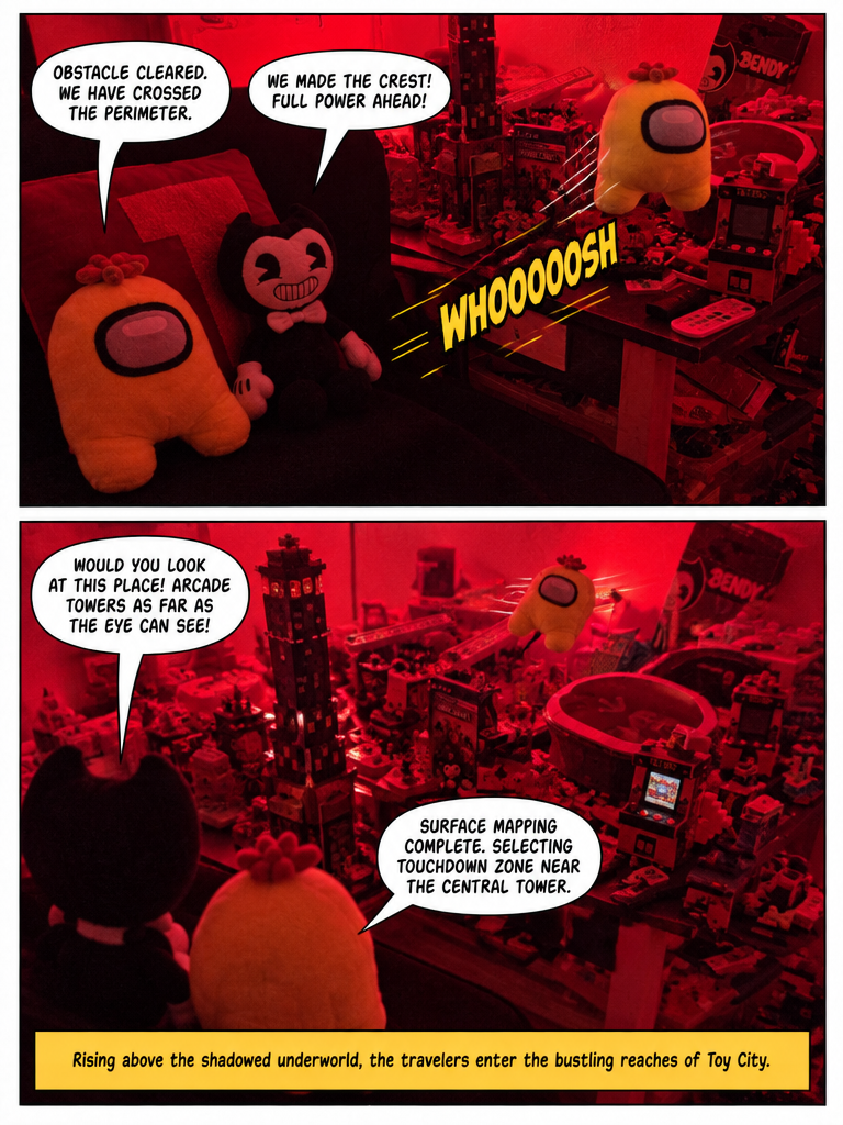 Arrival at Toy City (page 3 of 4)