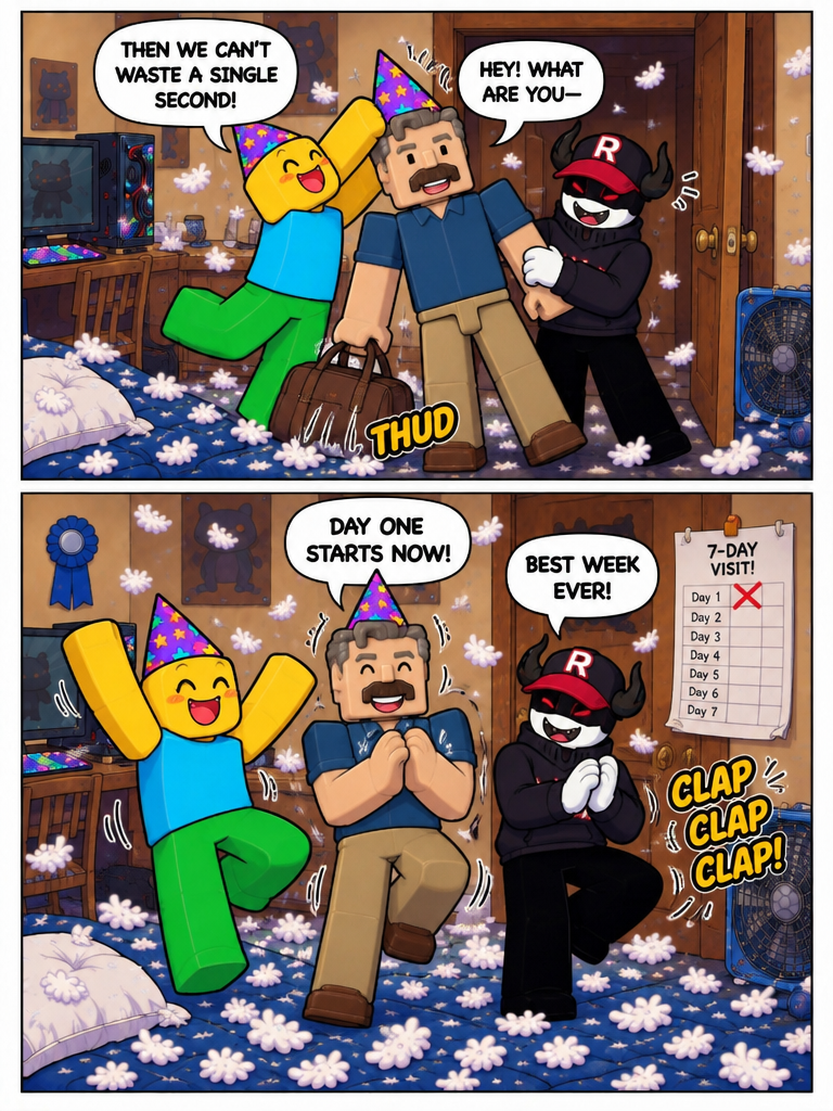 Party Week at Dad's (page 4 of 4)