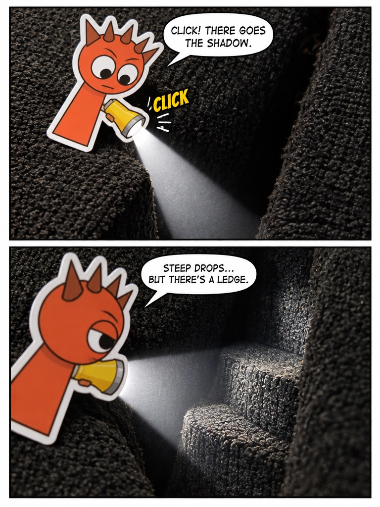 Search in the Shadow Crevasse (page 2 of 4)