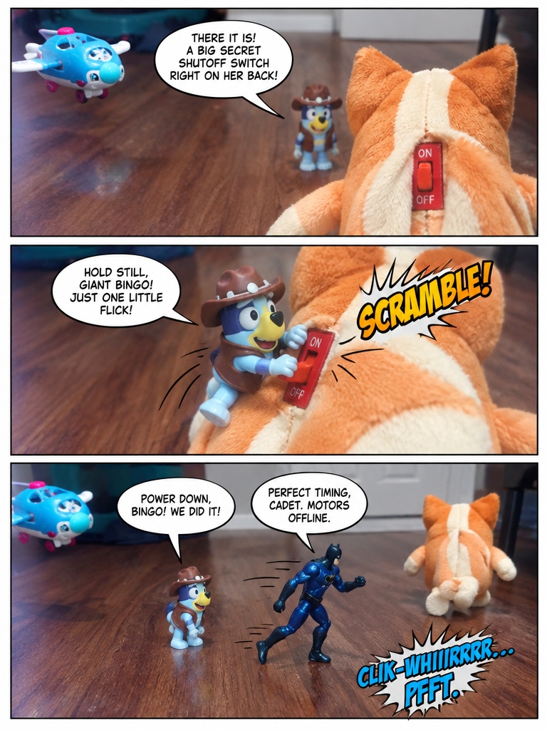 The Sky Patrol and the Rampaging Plush Bot (page 3 of 4)