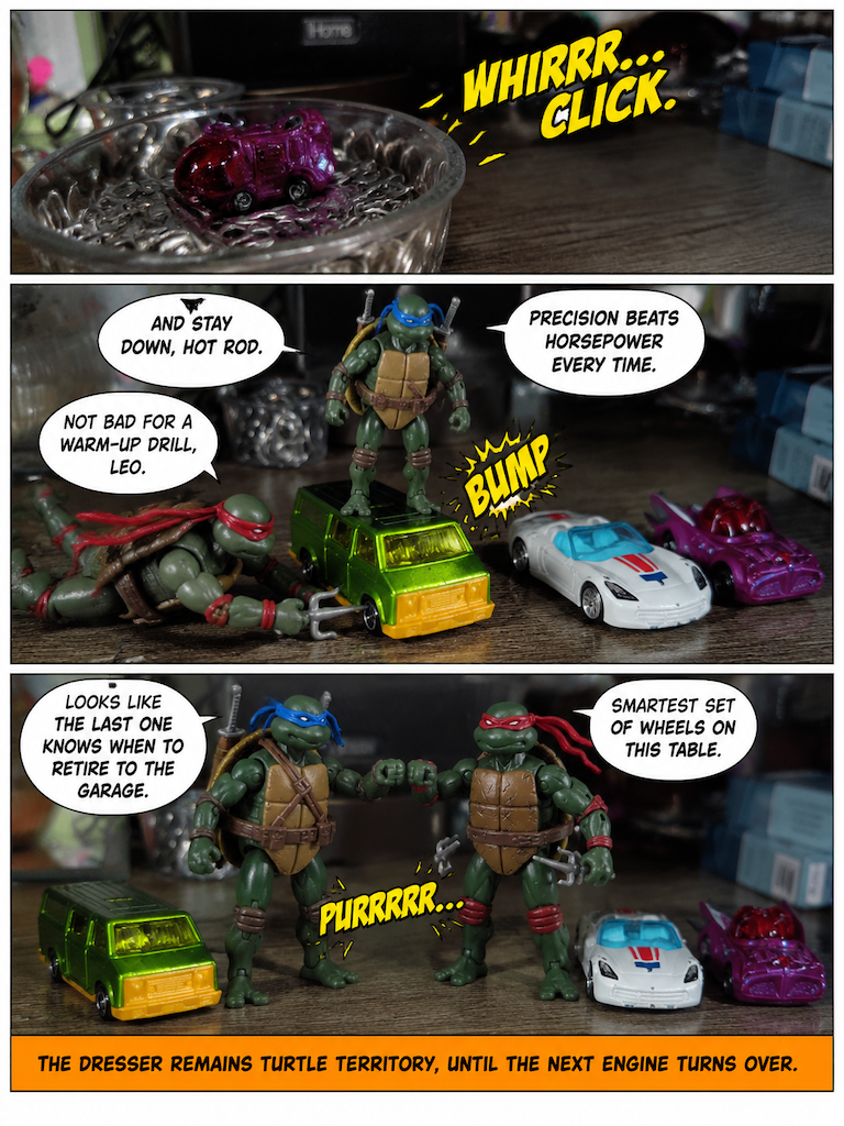 Cars vs Ninja Turtles: Episode 1 - Dresser Drift (page 4 of 4)
