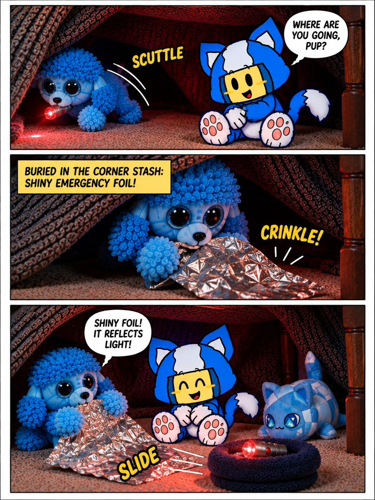 Foil Lantern in the Blanket Fort (page 2 of 4)
