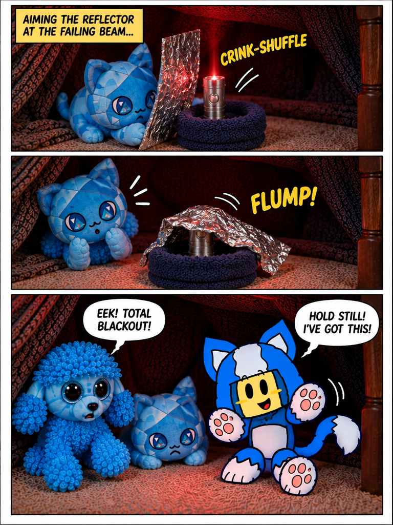 Foil Lantern in the Blanket Fort (page 3 of 4)