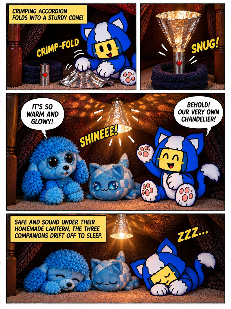 Foil Lantern in the Blanket Fort (page 4 of 4)
