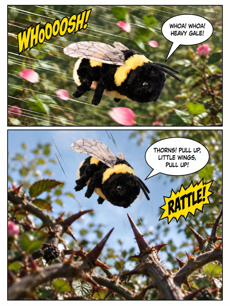 The Little Plush Bee Takes Flight (page 2 of 4)