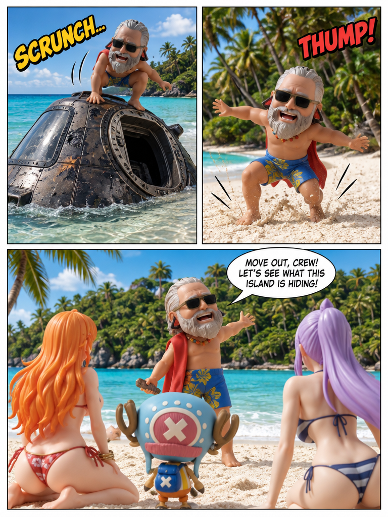 One piece Crash Landing in Paradise (page 4 of 4)