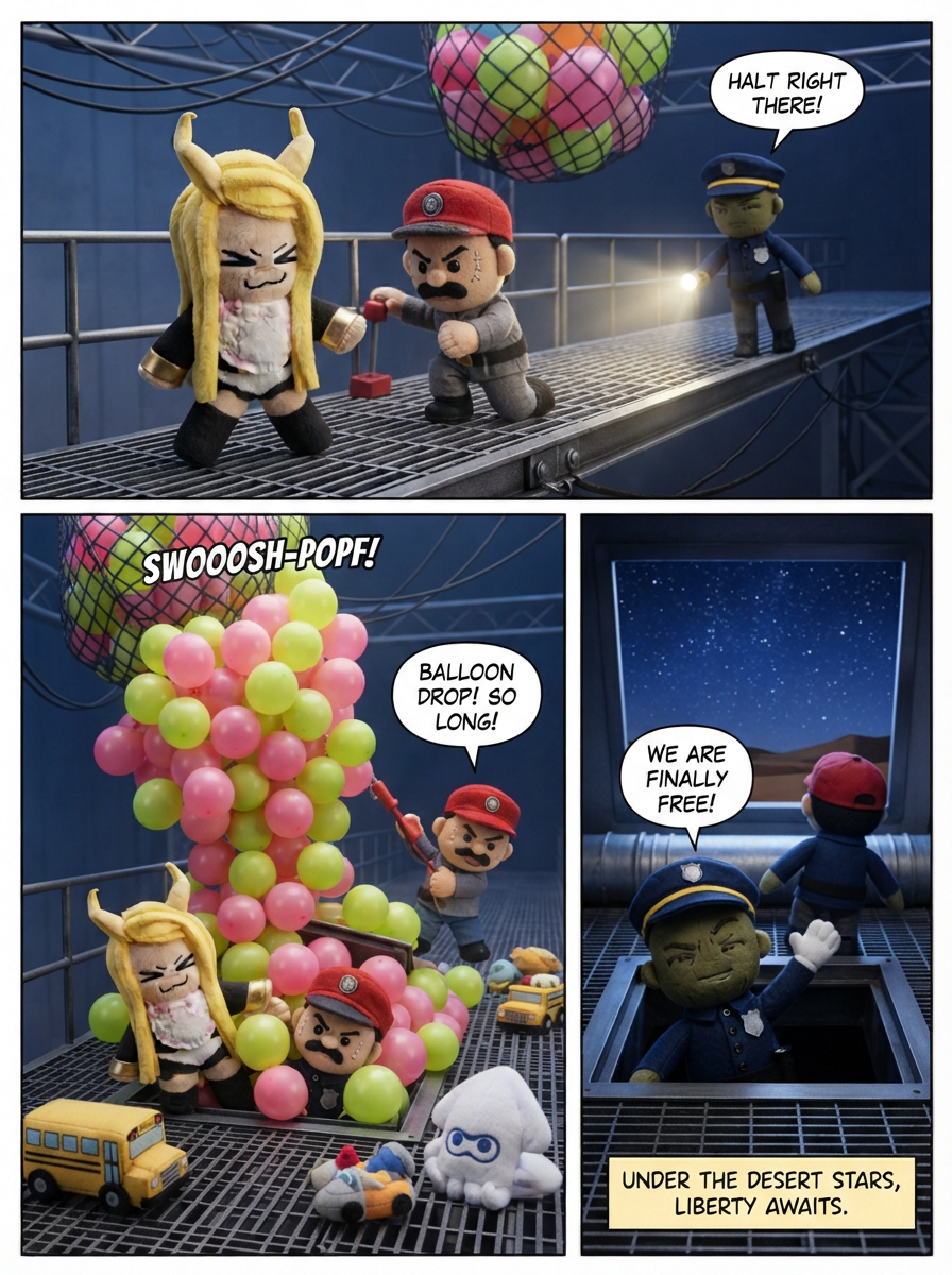 Escape from the Arena Rafters (page 4 of 4)