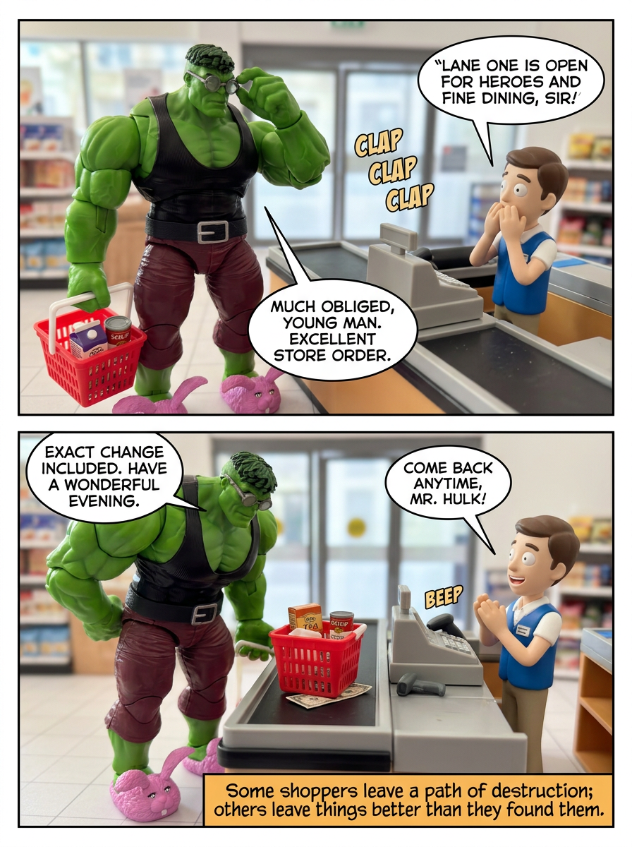 Hulk A Gentle Giant in Aisle Four (page 4 of 4)