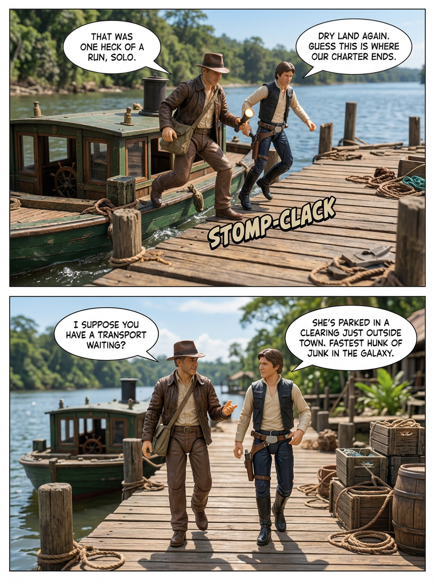 🤠 Indy-Han   A Familiar Resemblance 💬 Comic Story part 6 (end) (page 4 of 8)