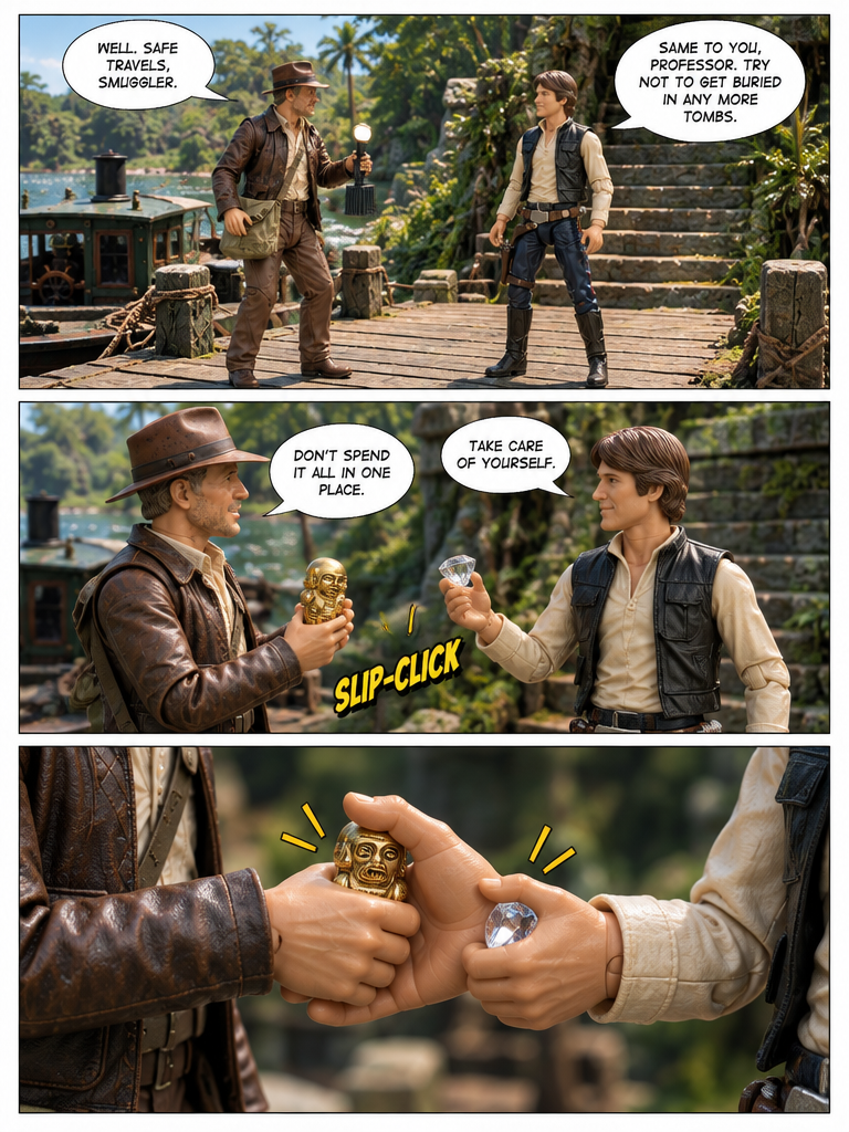 🤠 Indy-Han   A Familiar Resemblance 💬 Comic Story part 6 (end) (page 5 of 8)