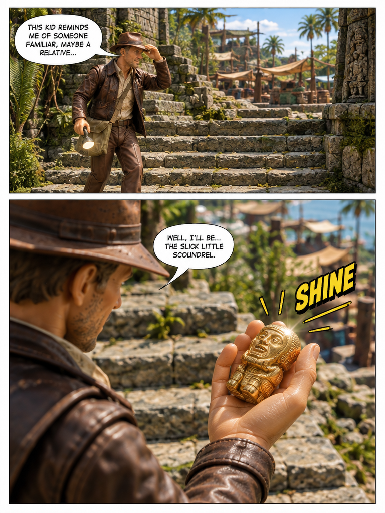 🤠 Indy-Han   A Familiar Resemblance 💬 Comic Story part 6 (end) (page 6 of 8)
