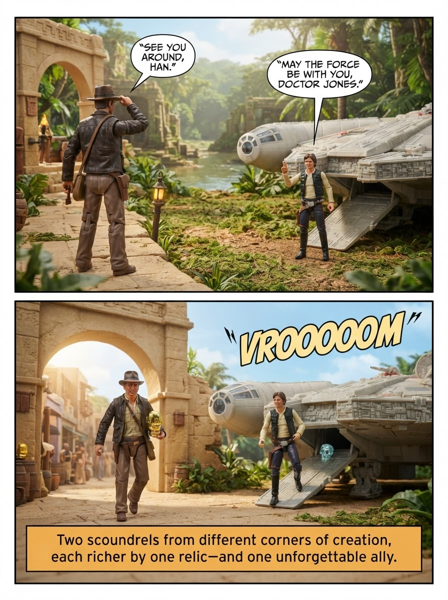 🤠 Indy-Han   A Familiar Resemblance 💬 Comic Story part 6 (end) (page 8 of 8)