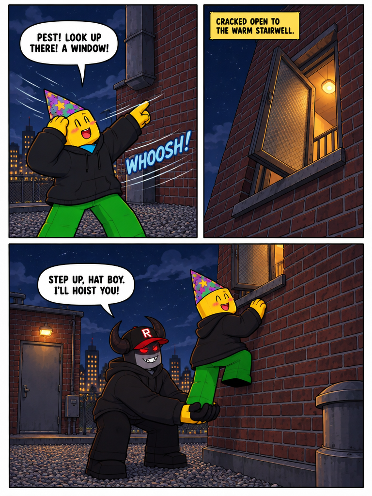 Locked Out on the Rooftop (page 3 of 4)