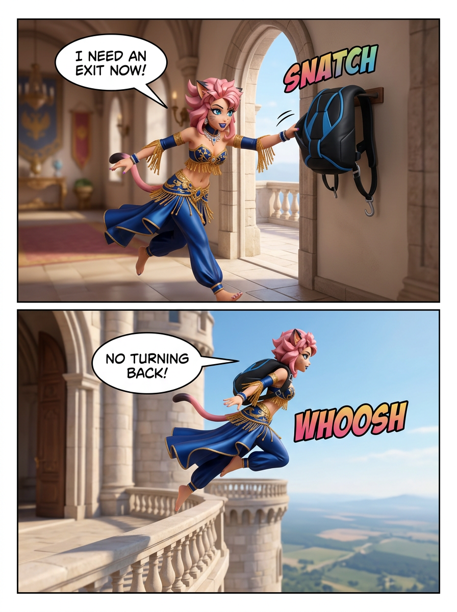 The Parachute Escape (page 2 of 4)