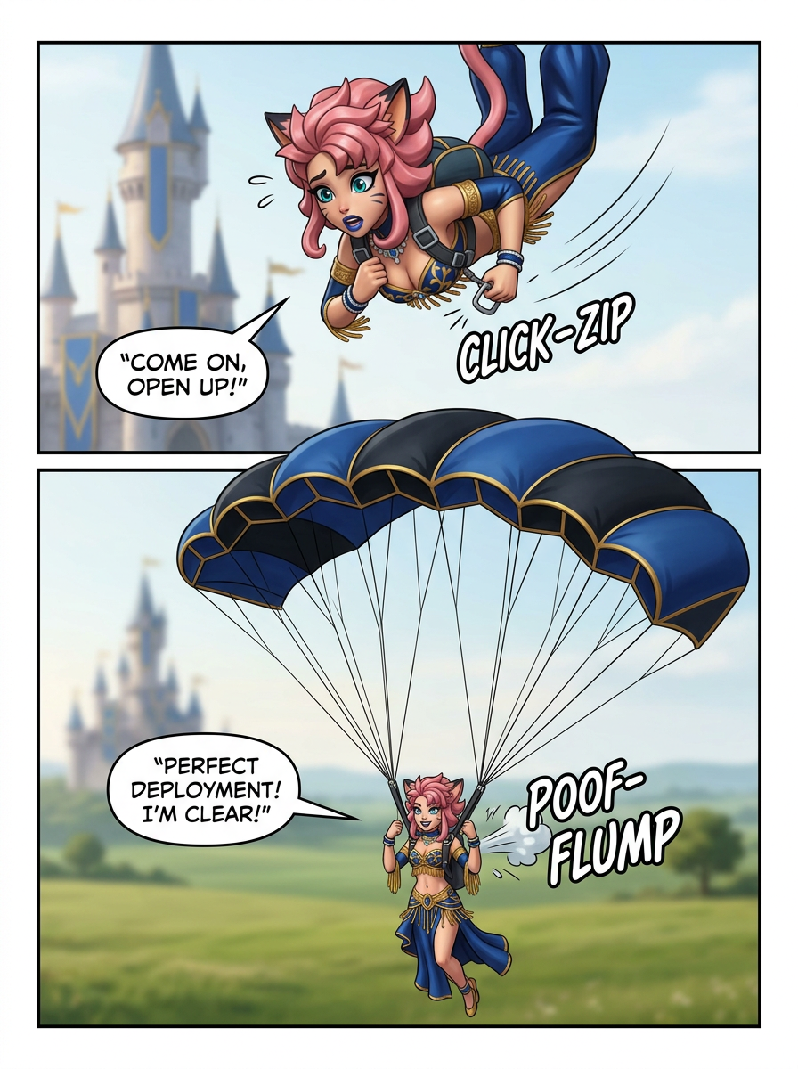 The Parachute Escape (page 3 of 4)