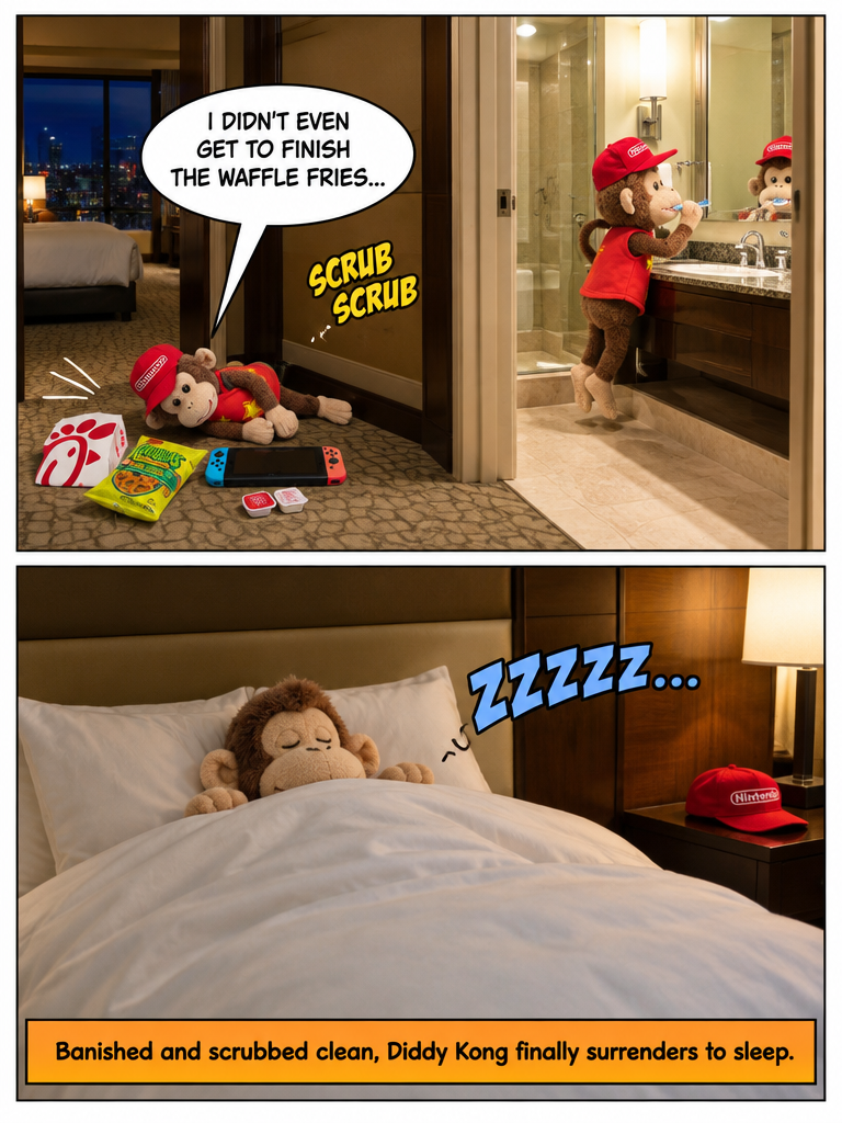 Diddy Kong Been Refused To Go Bed (page 7 of 8)