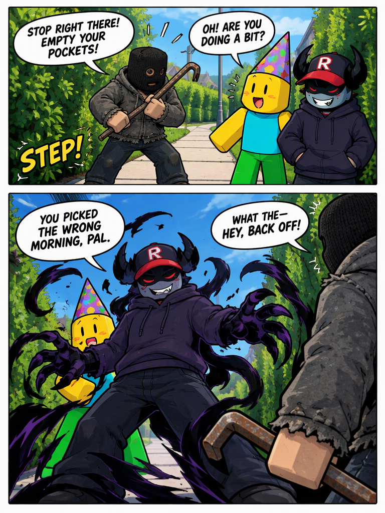 I didn’t want to upload this, but I have to but they get robbed (page 2 of 4)