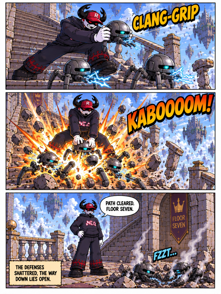 Descent to Floor Seven (page 4 of 4)