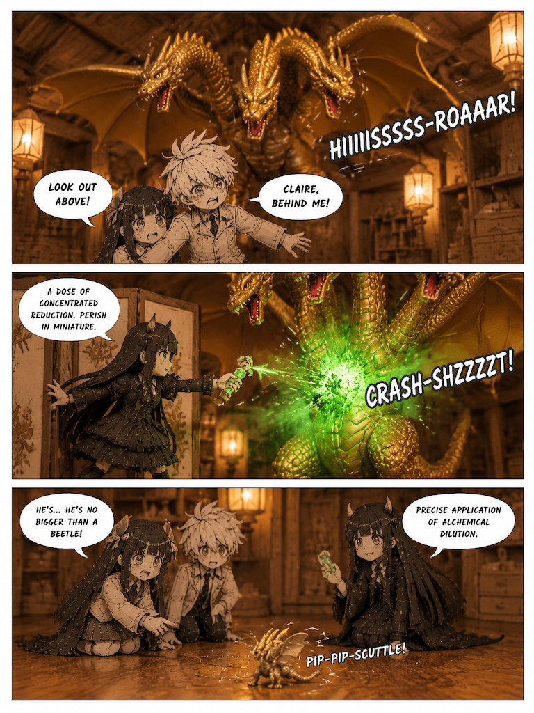 A Secret Kiss and a Shrunken Dragon (page 3 of 4)