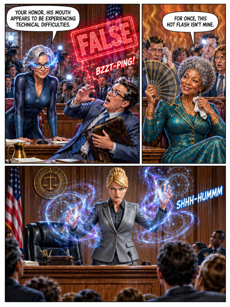 Hot Flashes and Courtroom Clashes (page 3 of 4)