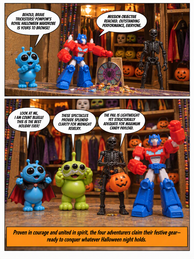 Pompom's Halloween Trick Store: Part 1 (page 4 of 4)