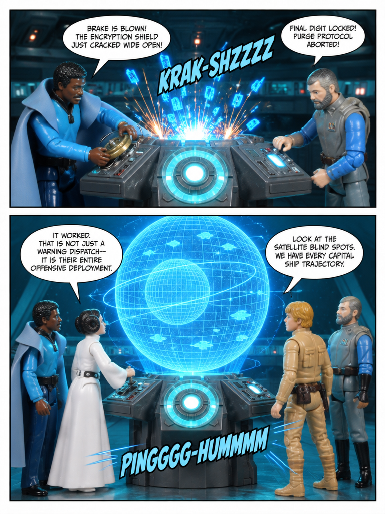 ⭐️Star Wars TVC 🗡 Intercept at the Blind Vector 💬 Comic Story part 3 (page 3 of 4)
