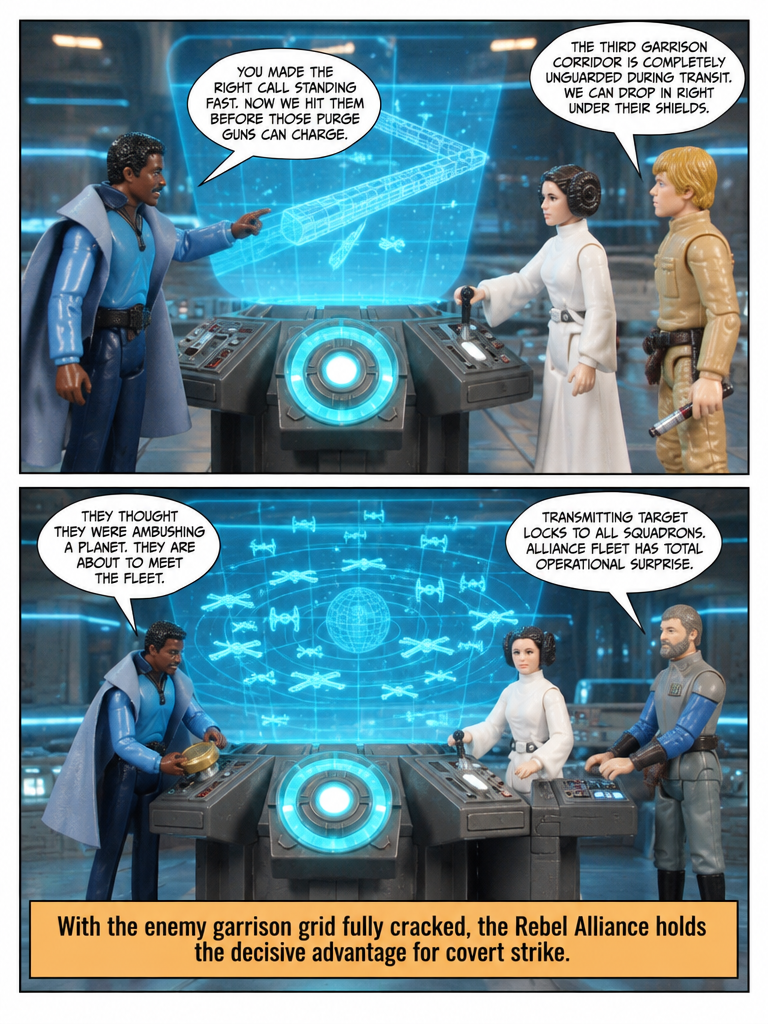 ⭐️Star Wars TVC 🗡 Intercept at the Blind Vector 💬 Comic Story part 3 (page 4 of 4)