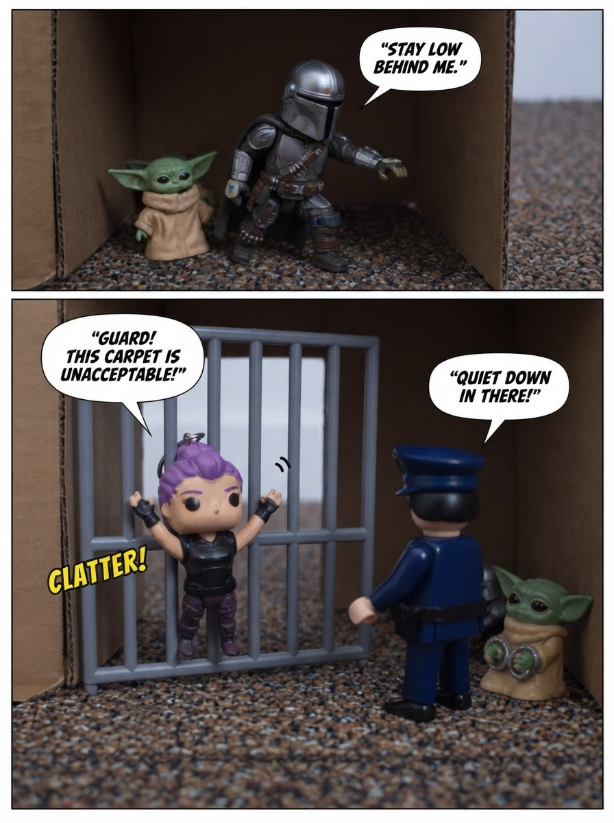 Cardboard Cell Escape (page 3 of 4)