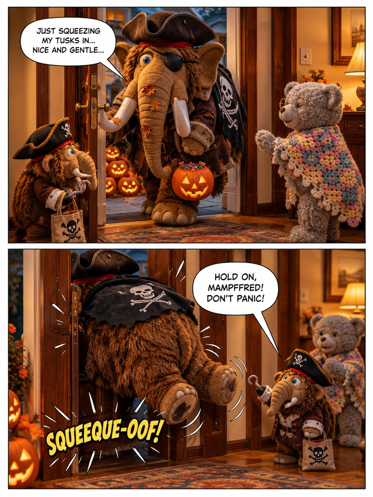 A Tight Squeeze for a Pirate Mammoth (page 2 of 4)