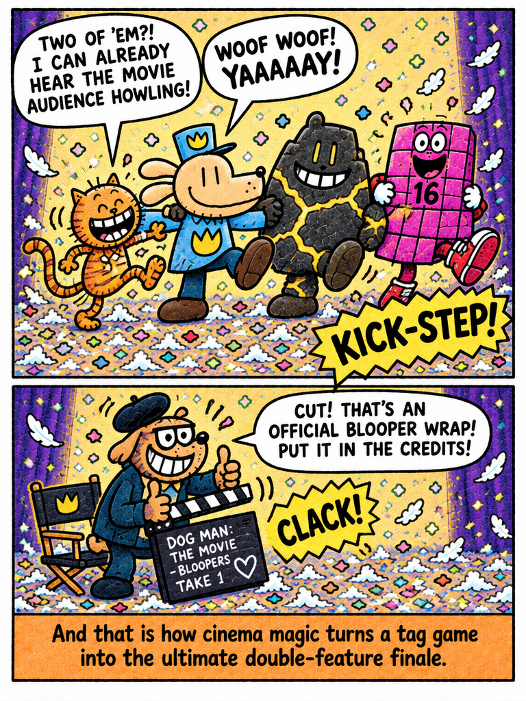 Dog Man Bloopers: The Double Eleven Tag (page 4 of 4)